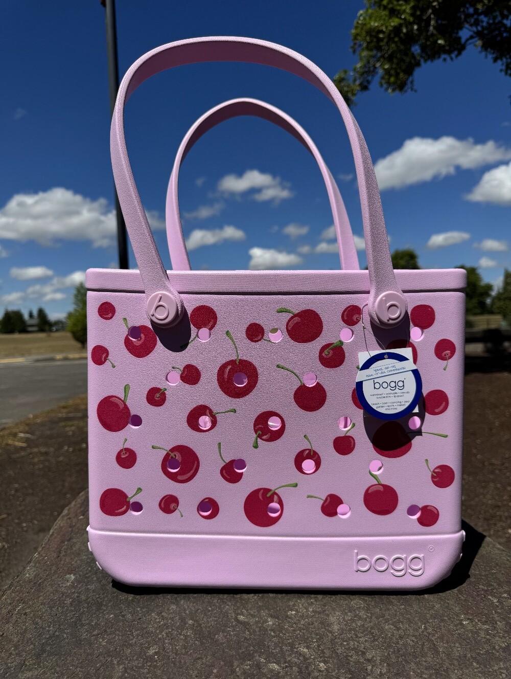 15" Only Bogg Bag Cherry on Top print Discontinued 15" Baby Tote New With Tags